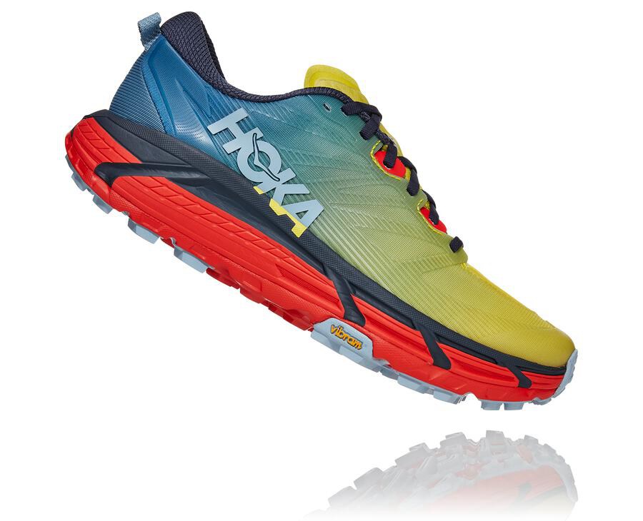 Zapatillas Trail Hoka One One Hombre - Mafate Speed 3 - Azules - JCL142037